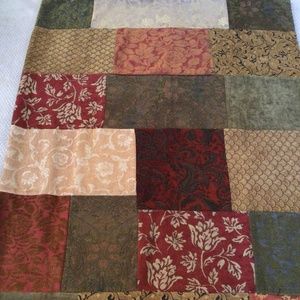 🎄🎁CHENILLE PATCHWORK THROW